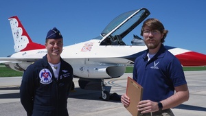 The Great Texas Airshow interview with Maj. Jeffrey “Simmer” Downie, Thunderbird #6
