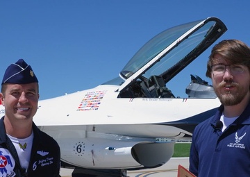 The Great Texas Airshow interview with Maj. Jeffrey “Simmer” Downie, Thunderbird #6