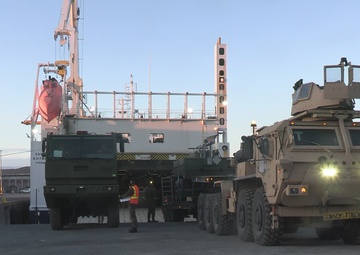 MCPP-N Equipment Offloaded at Verdal Port