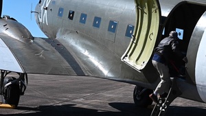 Historic World War II Aircraft Presented at Maxwell Air Force Base B-roll
