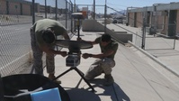 Expeditionary Communications Course Marines set up various network points