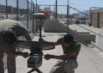 Expeditionary Communications Course Marines set up various network points