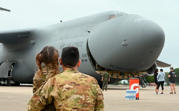 B-Roll: The Great Texas Airshow 2024 static displays and visitors
