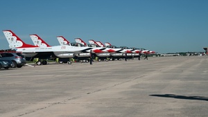The Great Texas Airshow 2024 practice flights