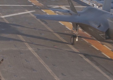 B-Roll: 15th MEU F-35s and H-1s Embark USS Boxer