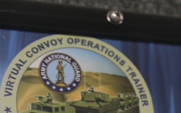 28th Financial Management Support Unit practice at the Virtual Convoy Operations Trainer