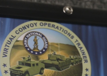 28th Financial Management Support Unit practice at the Virtual Convoy Operations Trainer