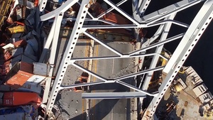 Key Bridge Response 2024 Unified Command removes containers from M/V Dali