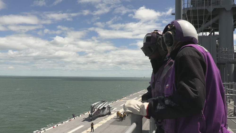 DVIDS - Video - Integrated Flight Operations Aboard USS Wasp (LHD 1)