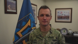 Commander, U.S. 2nd Fleet, addresses Steadfast Defender 2024