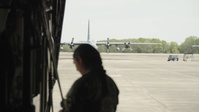 Eclipse imagery from Arkansas National Guard C-130H