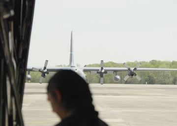 Eclipse imagery from Arkansas National Guard C-130H