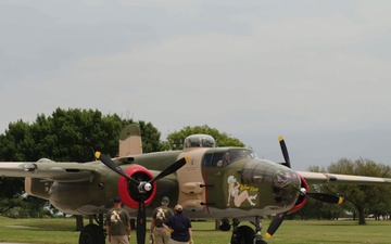 B-25 Mitchell Startup and Taxi Great Texas Airshow 2024