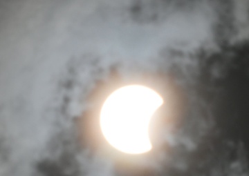 Solar Eclipse Passes Over Bardwell Lake