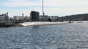 USS Virginia (SSN 774) During Solar Eclipse