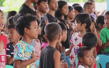 Balikatan 24 B-Roll: Butas na Bato Elementary School Bundle of Joy Delivery