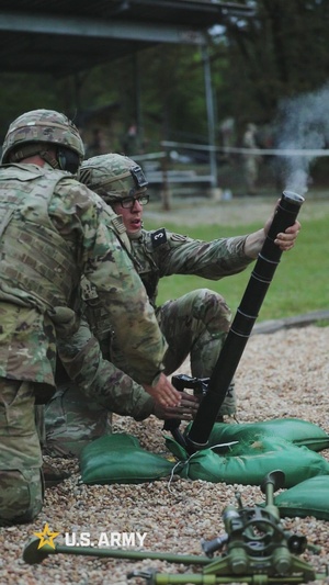 Rising to the challenge: 3rd Infantry Division mortar team completes day two at the International Best Mortar Competition