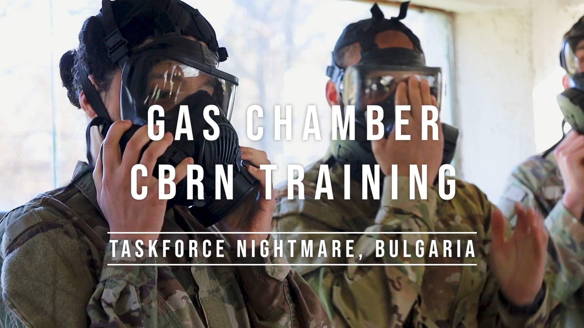 BULGARIA-- Friday, April 5, 2024, Soldiers across Taskforce Nightmare completed the CS Gas training in order to brush up on their warrior tasks and drills and prepare for the potential threat of chemical warfare by utilizing and trusting the issued equipment.

(Video by U.S. Army SGT Valesia Gaines)
