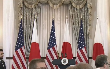 Secretary of State Antony J. Blinken and Vice President Harris co-host and deliver remarks at a State luncheon in honor of Japanese Prime Minister Kishida Fumio at the Department of State