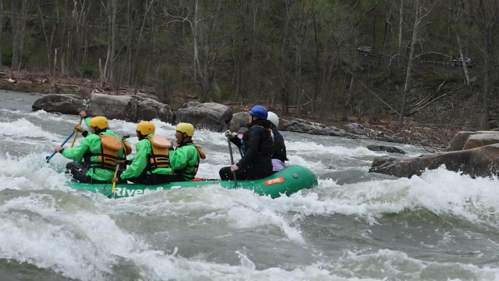 DVIDS - Video - B-Roll: Best Warrior competitors white water raft in ...