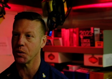 US Coast Guard Cutter James' crew learn tactical lifesaving care at sea