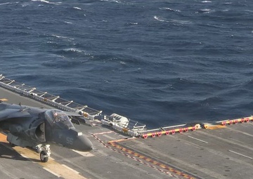 Evening Flight Operations Aboard USS Wasp (LHD 1)