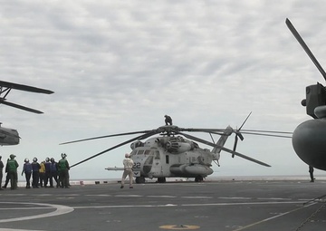 Flight Operations Aboard USS New York (LPD 21)