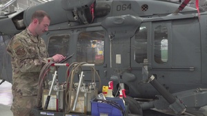 176th Wing Helicopter Crew Chief Shows A Day in His Life