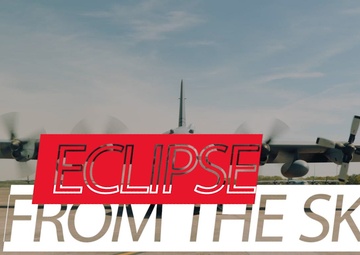 Viewing the eclipse from the sky