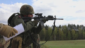 NATO troops get familiar with U.S. Army’s M4 rifle platform