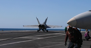 Abraham Lincoln conducts routine flight operations