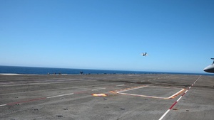 Abraham Lincoln conducts routine flight operations
