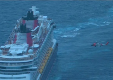 Coast Guard medevacs U.S. passenger from Disney cruise ship 180 miles northwest of Puerto Rico