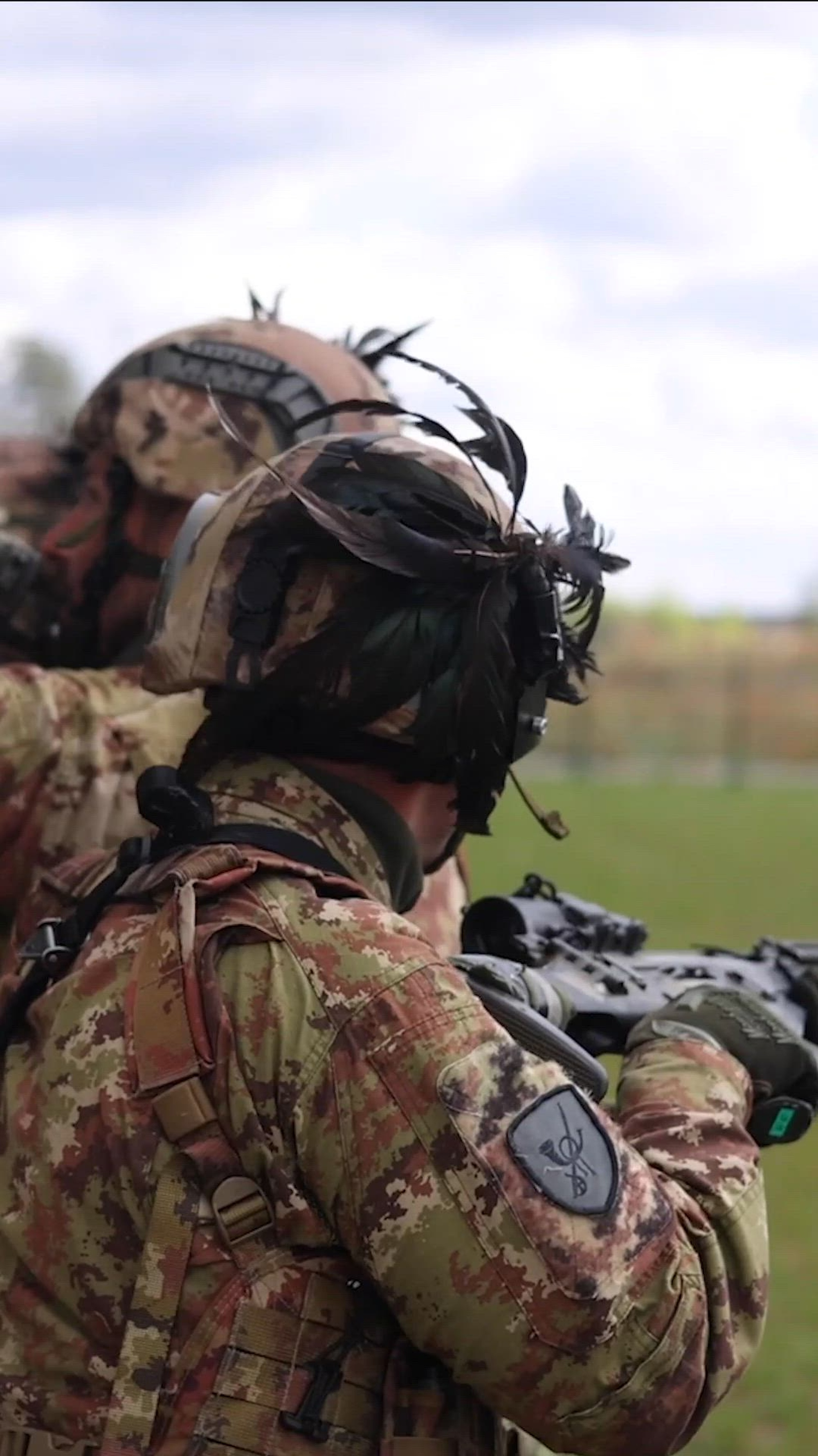 Esercito Italiano (Italian Army) Infantrymen assigned to 12th Company Draghi, 8th Bersaglieri Regiment, Bersaglieri Brigade &quot;Garibaldi&#39; participate in combat exercises at Saber Strike 24 at Bemowo Piskie Training Ground, Poland, April 15, 2024. The Italian Soldiers execute room clearing while using the ARX160 which is a modular assault rifle developed for the Italian armed forces. DEFENDER 24 is linked to NATO’s Steadfast Defender exercise, and DoD’s Large Scale Global Exercise, taking place from 28 March to 31 May. DEFENDER 24 is the largest U.S. Army exercise in Europe and includes more than 17,000 U.