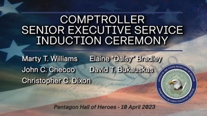 Comptroller Senior Executive Service Induction Ceremony