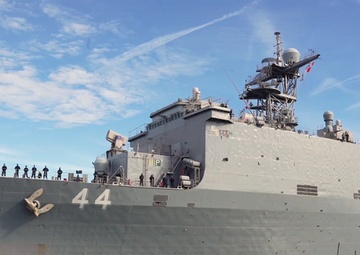 USS Gunston Hall Returns Home Following Exercise Steadfast Defender 2024