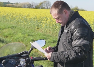 Drive Safe Campaign - Group Motorcycle Ride (Broll)