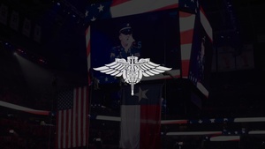 U.S. Air Force Special Warfare Training Wing conducts rappel demonstration during San Antonio Rodeo event