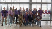 Purple up for Month of the Military Child