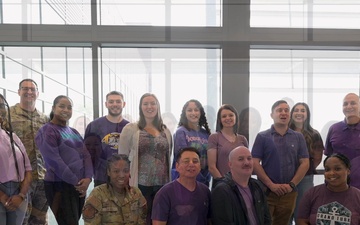 Purple up for Month of the Military Child