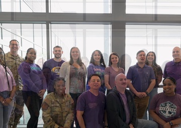 Purple up for Month of the Military Child