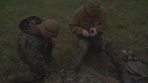 U.S. Marines perform a Mission Rehearsal Exercise