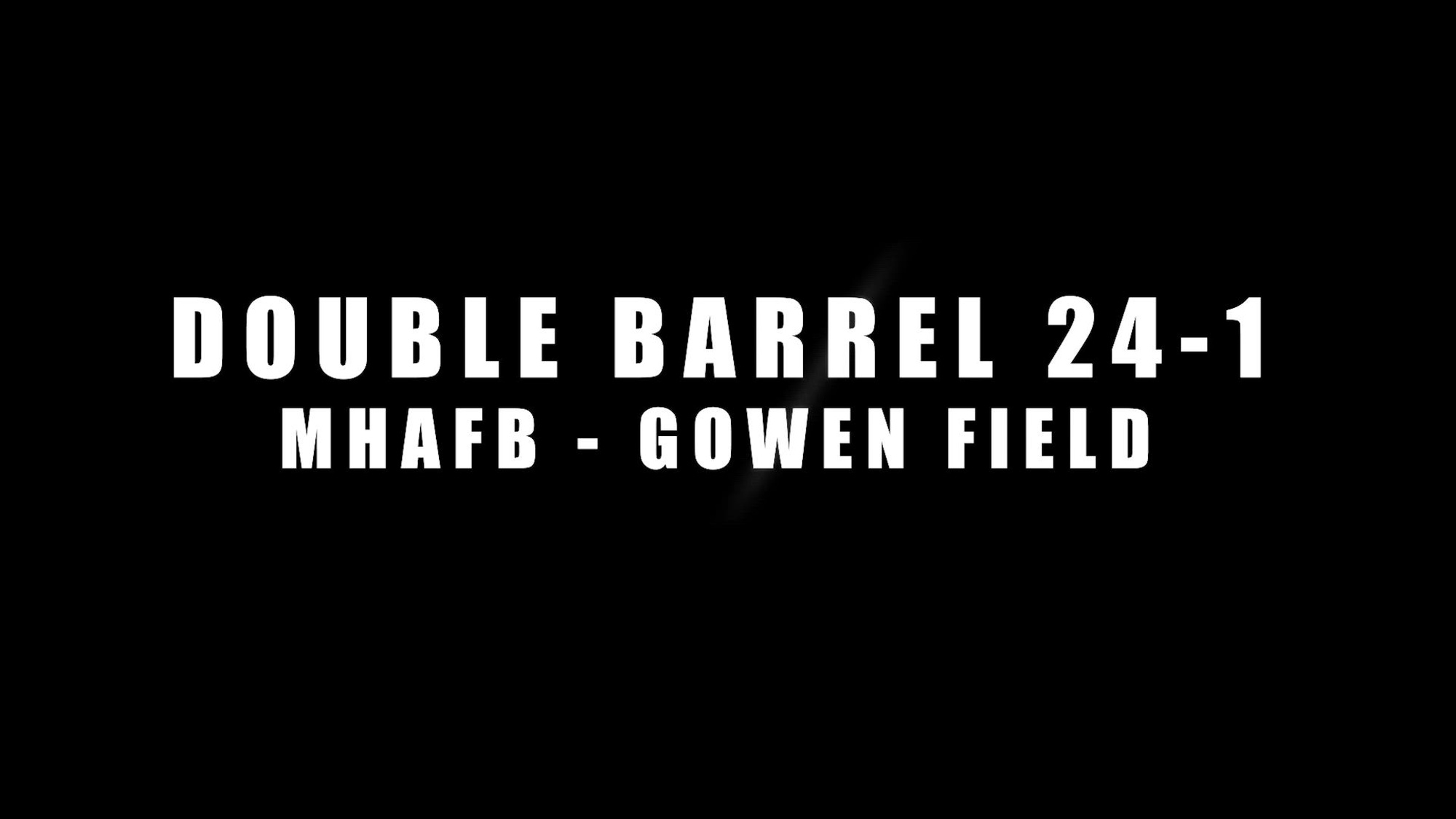 The Double Barrel 24-1 video was made to show off the exercise performed by Airmen assigned to the 366th Fighter Wing at Mountain Home Air Force Base, Idaho, April 9, 2024. This exercise aimed to show agile combat employment and readiness capabilities. (U.S. Air Force video product edited by Airman Keagan Lee)