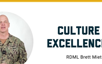 How to Bring Culture of Excellence 2.0 to Life – Presentation by RDML Brett Mietus