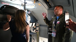 U.S. Ambassador tours C-130J at Chile's Premier Air and Space Fair