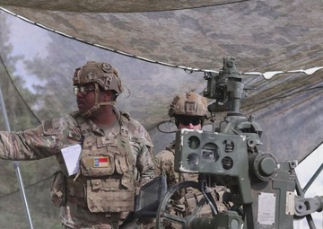 Saber Strike 24 Field Artillery Squadron 2CR Fire Mission B-Roll