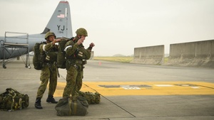 United States Air Force and Japanese Air Self Defense Force flying operations b-roll