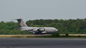 Charleston Airshow 2024 C-17 Globemaster III demonstration
