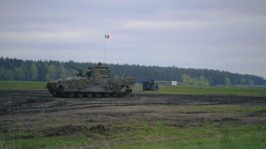 U.S. Army, Bundeswehr, Esercito Italiano and Ejército de Tierra armoured fighting vehicle live fire exercise