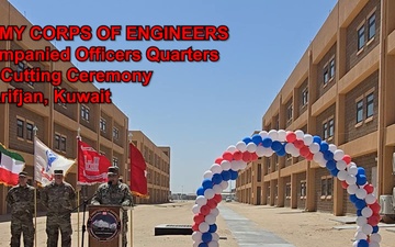 Enhancing Quality of Life at Camp Arifjan: USACE Cuts the Ribbon on the Unaccompanied Officers